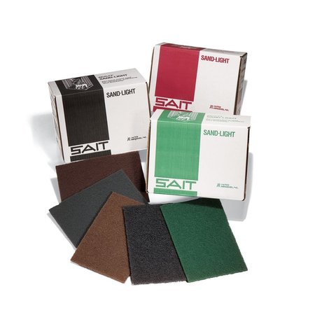 United Abrasives/Sait United Abrasives - Sait Sand-Light Hand Pad 6 " x 9" Brown Non-Woven Heavy Duty 77440